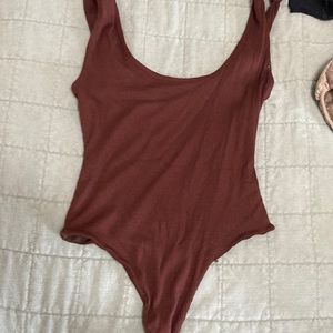 Brown bodysuit